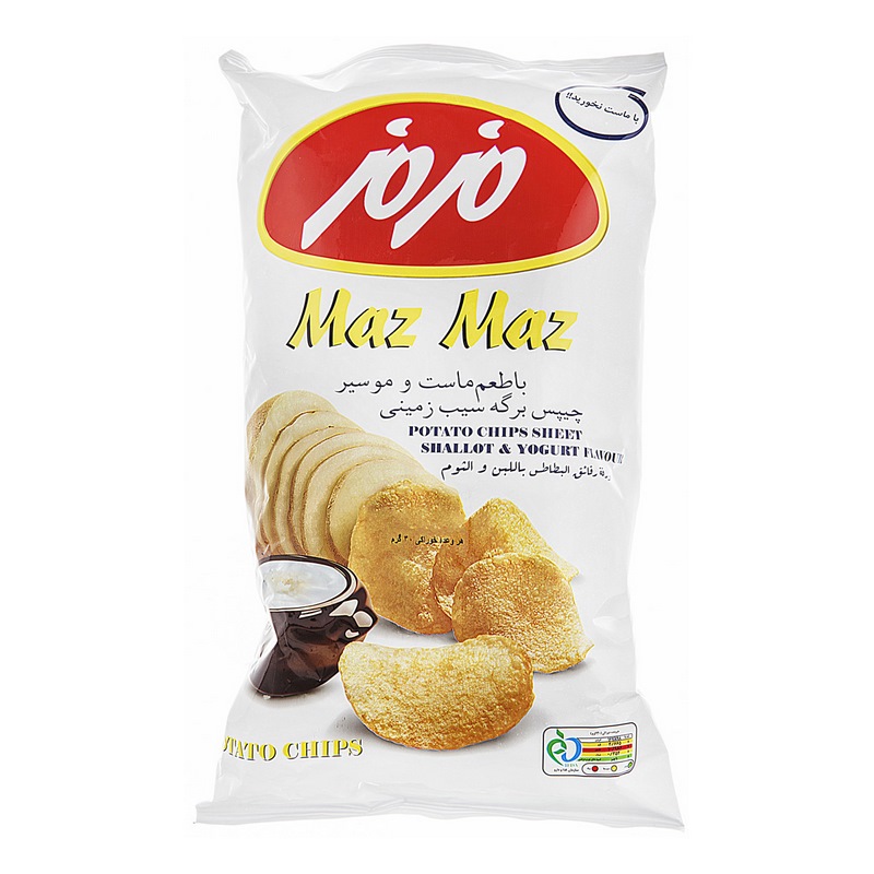 مزمز چیپس ماست موسیر 60gr