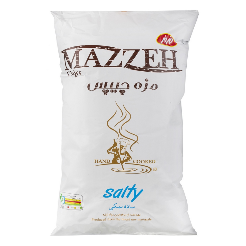 مزمز مزه چیپس الگانس ساده نمکی 115gr