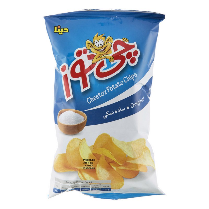 چی توز چیپس ساده متوسط 65gr