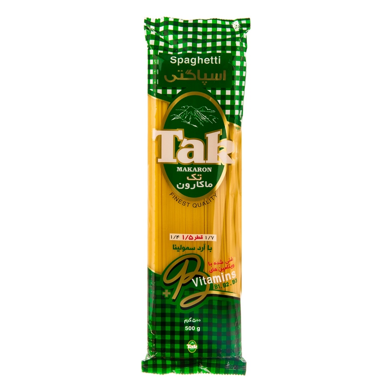 تک اسپاگتی غنی شده 500gr 1.5