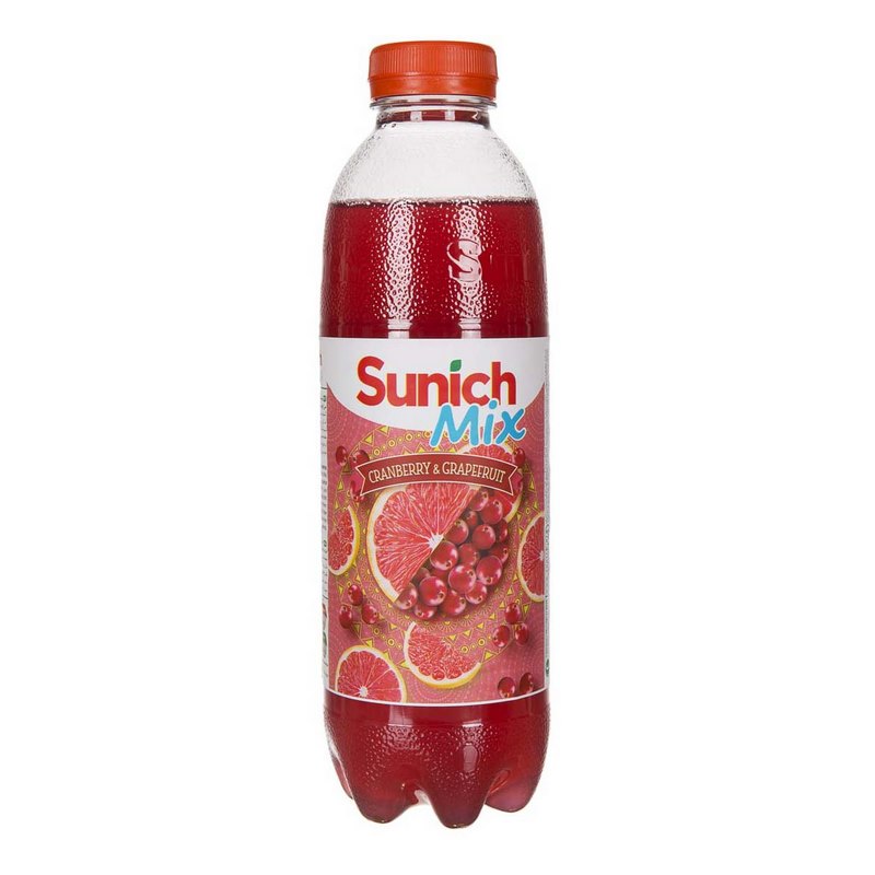 سن ایچ نوشیدنی مخلوط کرن بری و انگور پت 750gr