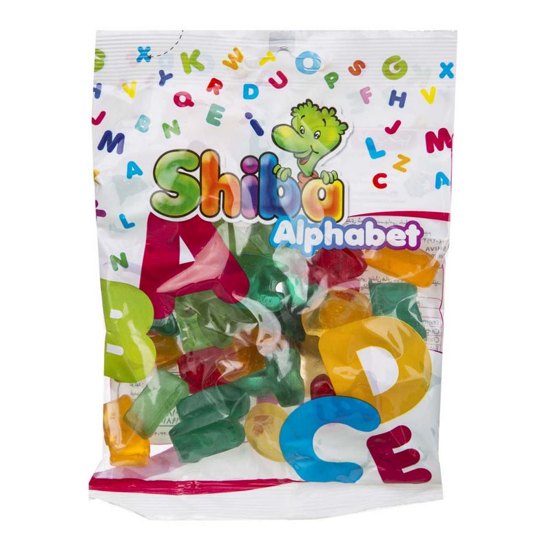 شیبا پاستیل حروف الفبا 180gr