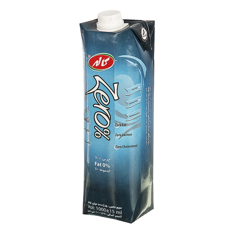 کاله شیر زیرو تتراپک منشوری 1lit