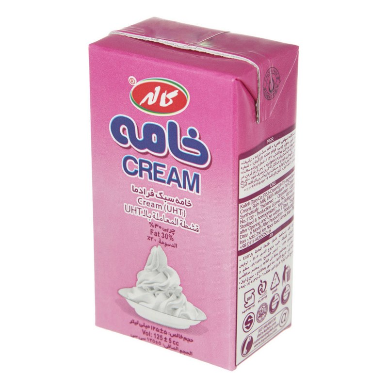 کاله خامه 25% چربی تتراپک 125gr