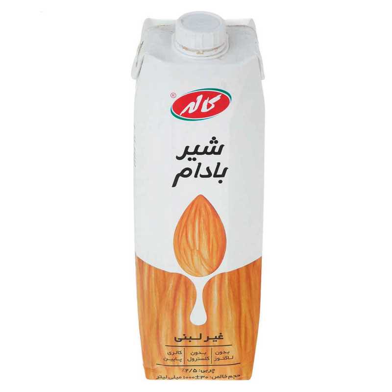 کاله شیر غیر لبنی بادام منشوری 1lit