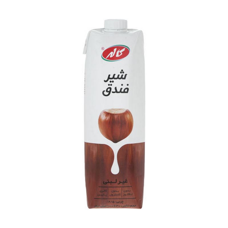کاله شیر غیر لبنی فندق منشوری 1lit