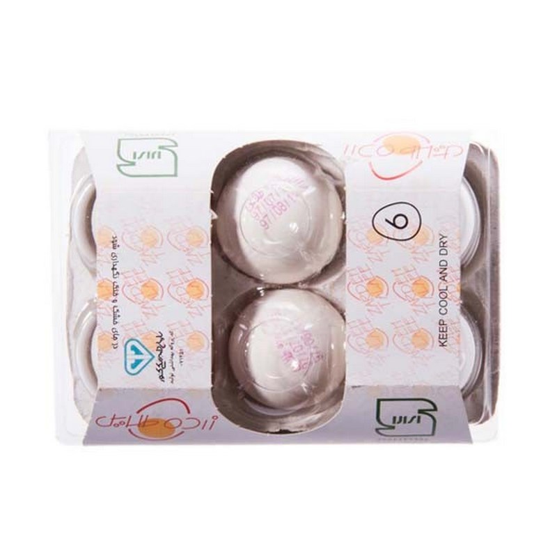 زرده طلایی تخم مرغ ویژه 6 عددی