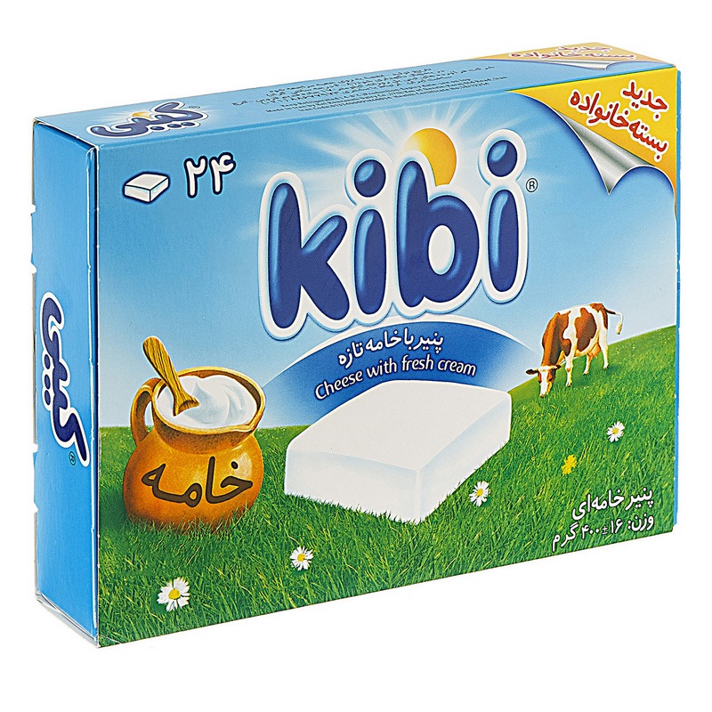 روزانه پنیر کیبی 24 عددی 400gr