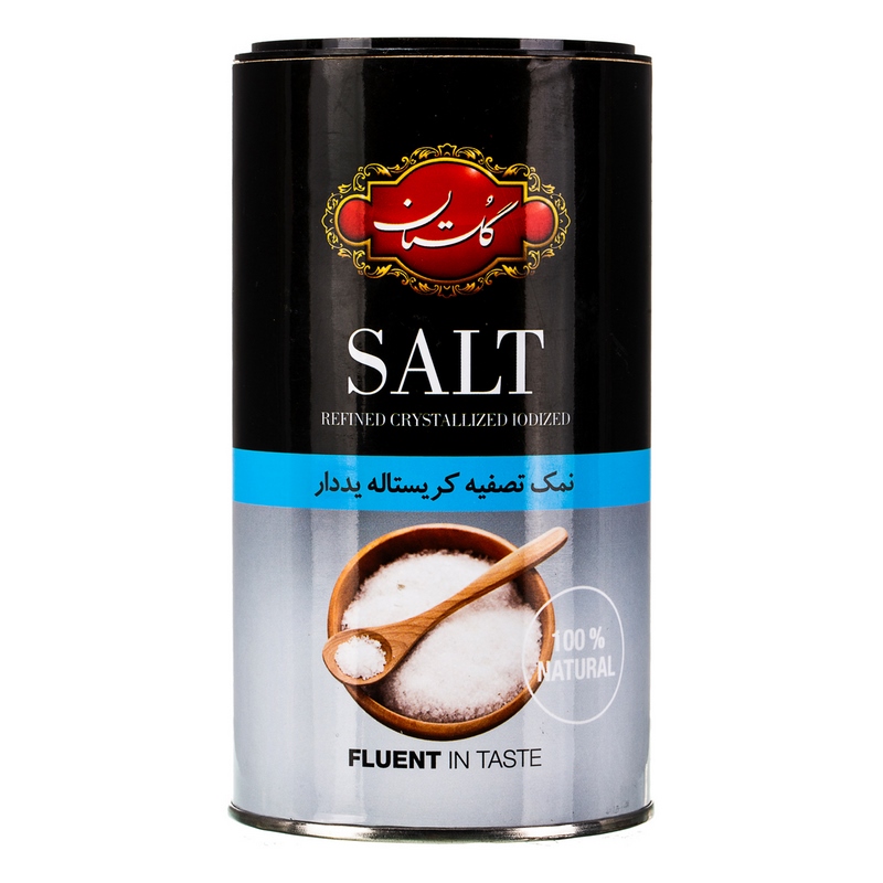 گلستان نمک تصفیه کریستاله یددار پت 500gr