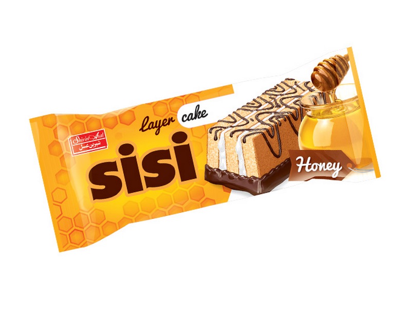سیسی کیک شیرعسل سه لایه