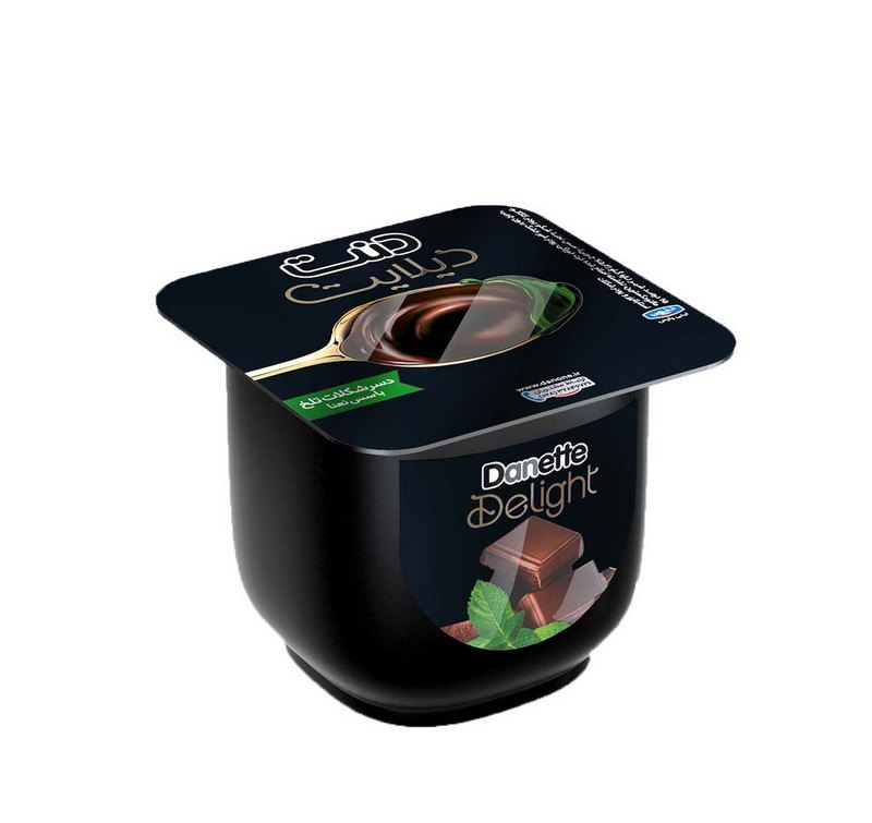 دنت دسر دو لایه شکلات با سس نعناع 100gr