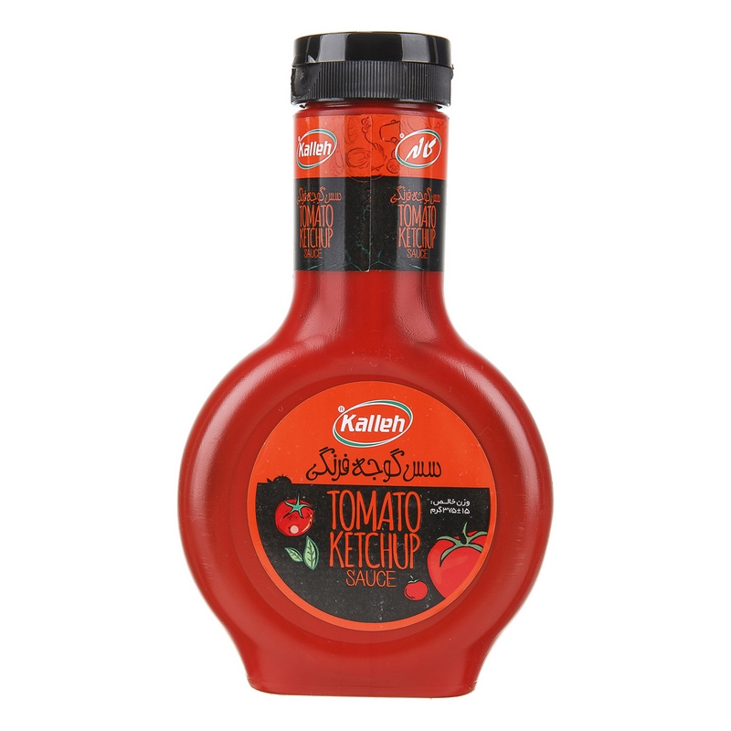 کاله سس گوجه فرنگی بطری دایره ای 375gr