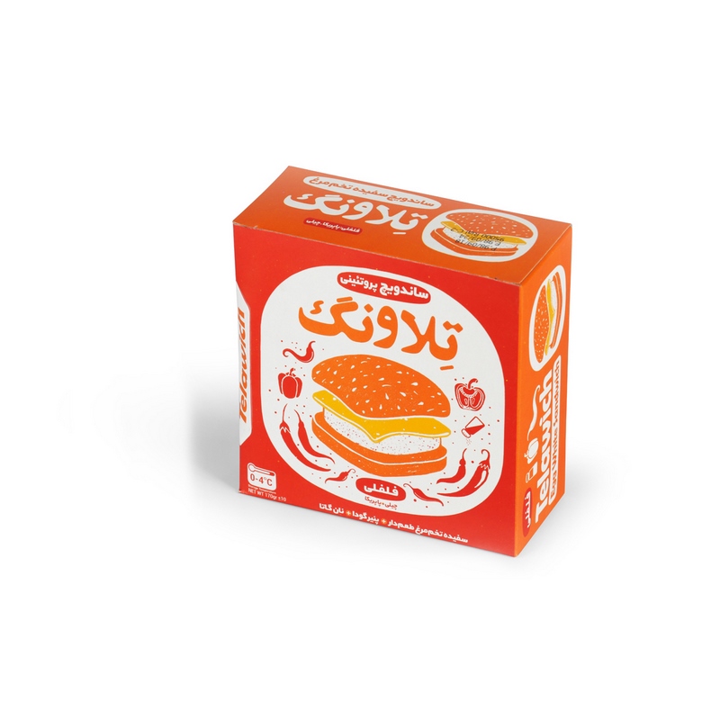 تلاونگ ساندویچ سفیده تخم مرغ فلفلی تلاویچ 170gr