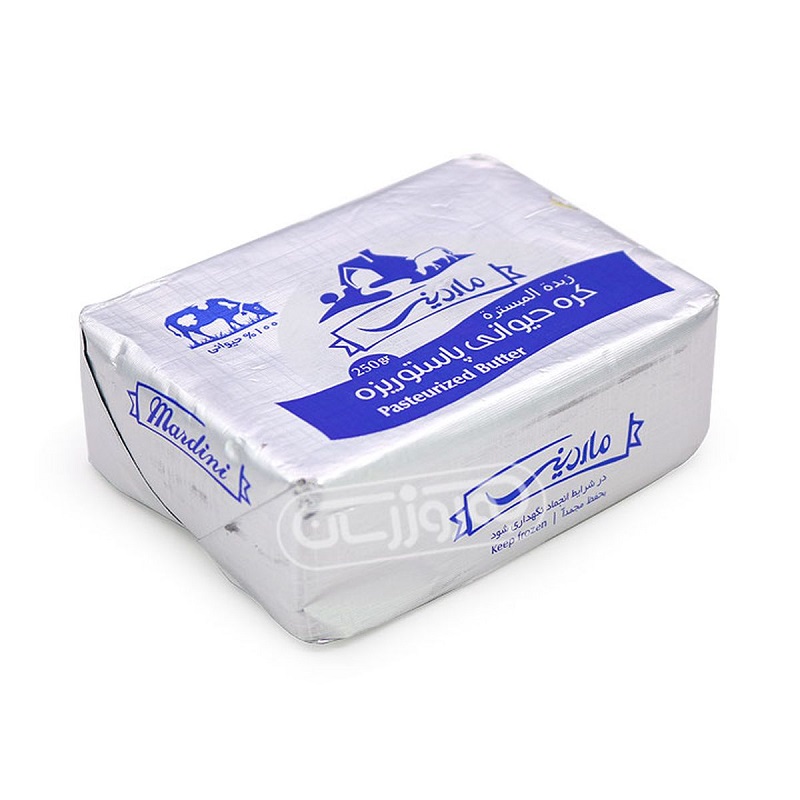 ماردینی کره حیوانی پاستوریزه آلوفویل 250gr