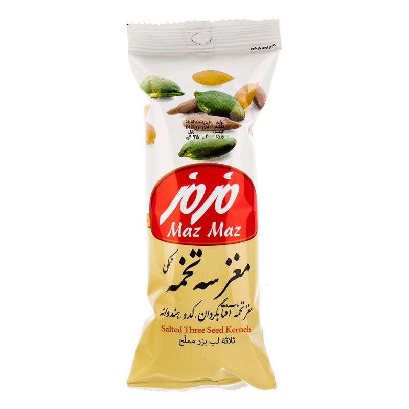 مزمز مغز سه تخمه نمکی 30gr