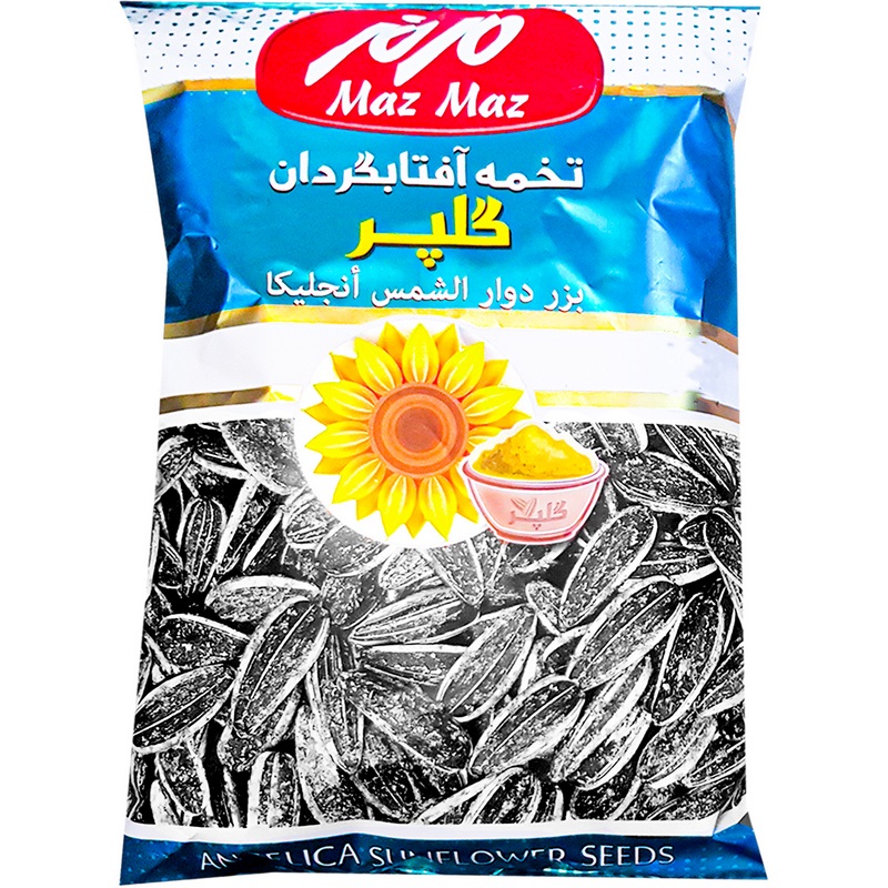مزمز تخمه آفتابگردان پوستدارگلپر 110gr