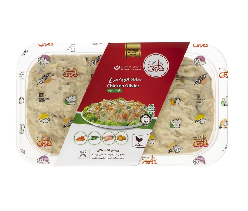 فارسی سالاد الویه مرغ 900gr
