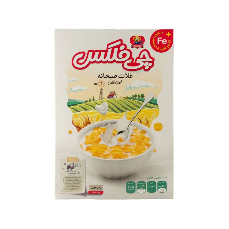 چی توز غلات صبحانه پرک ذرت 375gr