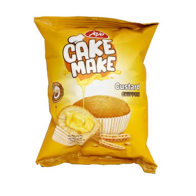 مزمز کیک شیفون ساده کرم کاستارد 50gr