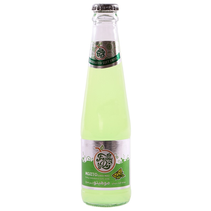 فرشی دی نوشابه گازدار لیموناد شیشه 250cc