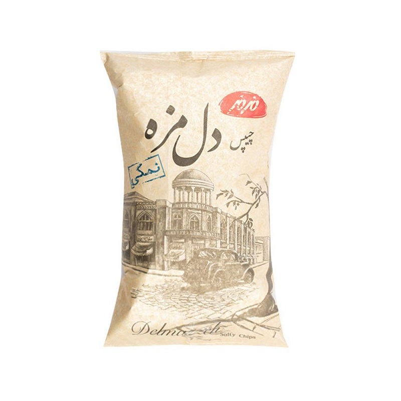 مزمز چیپس سنتی ساده دل مزه 180gr
