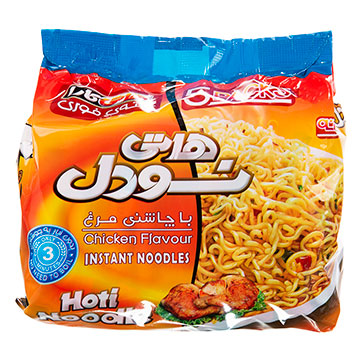 هاتی نودل با طعم مرغ جایزهدار 5عددی 77gr