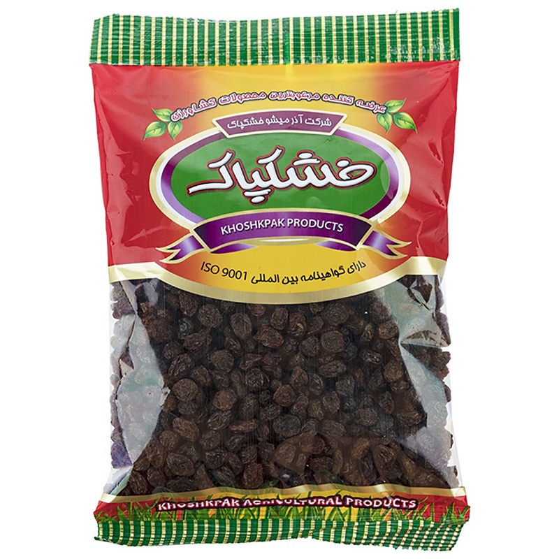 خشکپاک کشمش پلوئی سلفون 350gr