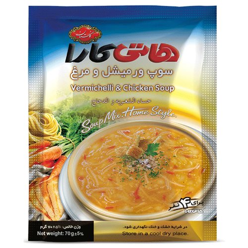 هاتی کارا سوپ مرغ و ورمیشل 70gr