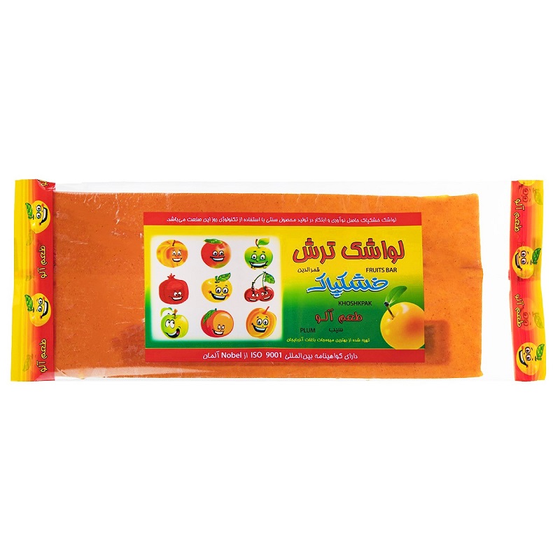 خشکپاک لواشک آلو سلفون 90gr