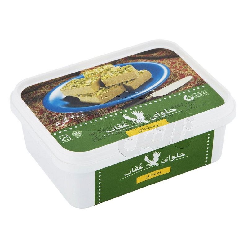 عقاب حلواشکری پسته ای 400gr