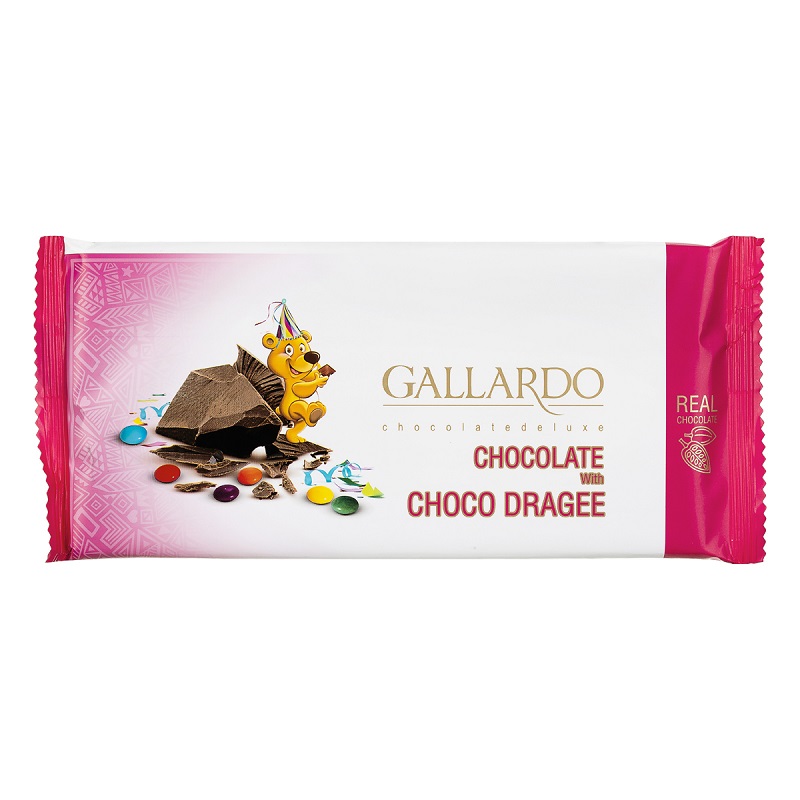 فرمند شکلات تابلت گالارد شیری با اسمارتیز 65gr