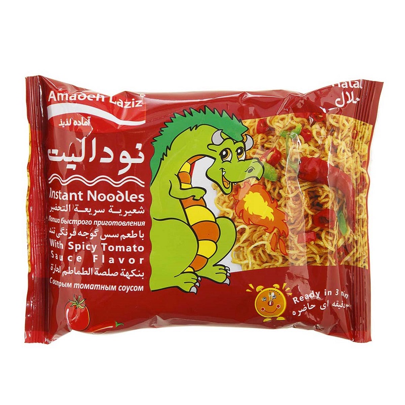 آماده لذیذ نودل گوجه فرنگی 85gr