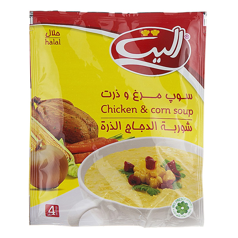 الیت سوپ مرغ و ذرت 65gr