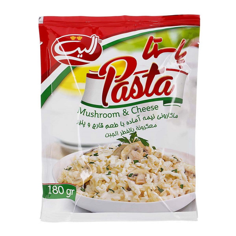 الیت پاستا آماده قارچ و پنیر 180gr
