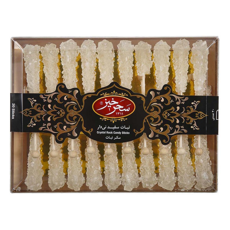 سحرخیز نبات چوبی ساده سفید نی دار 20 عددی