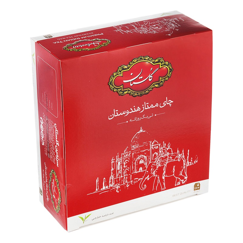 گلستان تی بگ خارجه قرمز کنستانتا 100عددی
