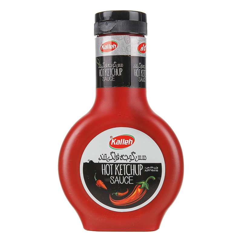 کاله سس گوجه فرنگی بطری تند دایره ای 375gr