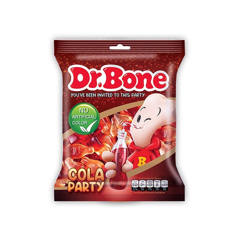 دکتر بن پاستیل کولا با رنگ طبیعی36 عددی 85gr