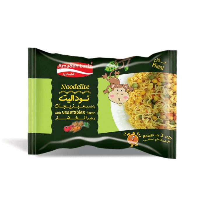 آماده لذیذ نودل سبزیجات 85gr
