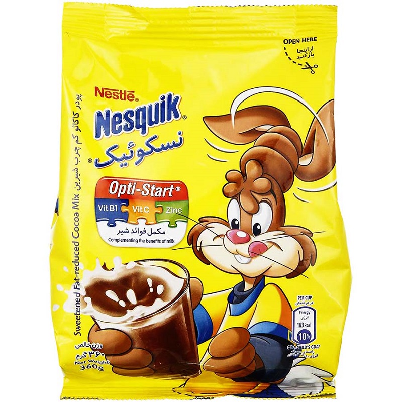نستله پودر کاکائو نسکوئیک 360gr