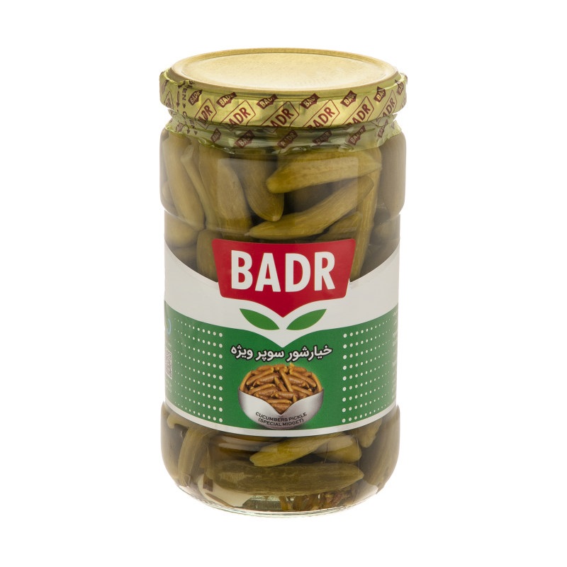 بدر خيارشور سوپر ويژه شيشه 630gr