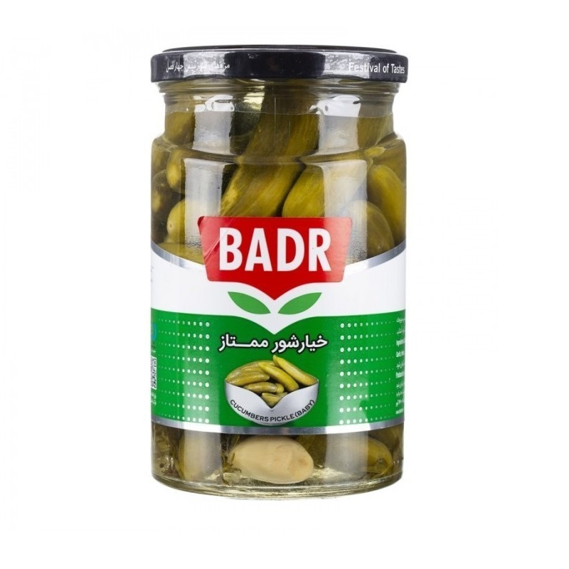 بدر خيارشور ممتاز شيشه 630gr
