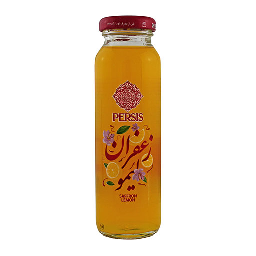 پرسيس نوشيدني تخم شربتي ليمو زعفران 200cc